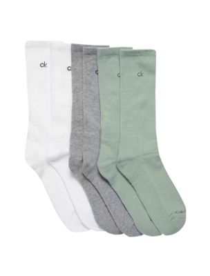Cushion 6-Pack Crew Socks, Fatigue/Juxt/Olive Green