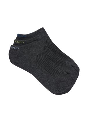 Cushion 3-Pack No Show Socks, Black