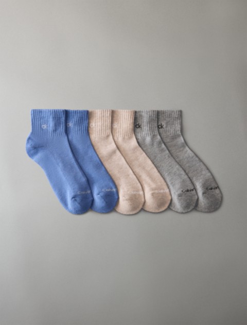 Носки Basic для мужчин, укороченные, 6 шт. — Calvin Klein