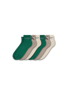 Athletic Terry Quarter 6-Pack Socks from Calvin Klein - $26