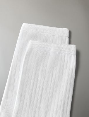 Носки Viscose, средней высоты, 3 шт. — Calvin Klein, цвет: Белый — фото 2
