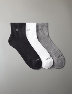 High Top 3-Pack Quarter Socks, Multi