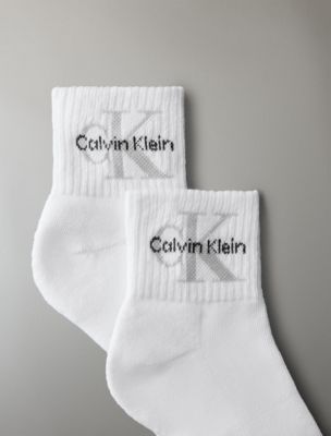 Носки, укороченные, махра, 6 шт. — Calvin Klein, цвет: Белый — фото 2