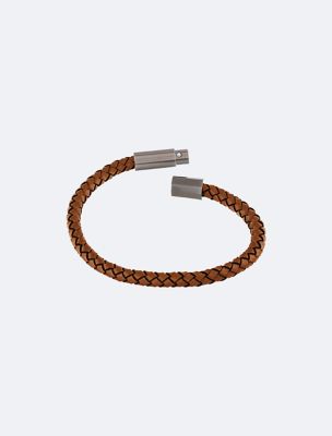 Мужской браслет Calvin Klein Modern Braided, цвет: Коричневый / Нержавеющая сталь — фото 2
