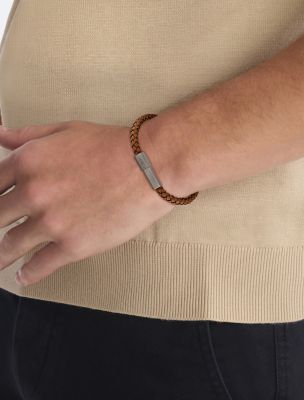 Мужской браслет Calvin Klein Modern Braided, цвет: Коричневый / Нержавеющая сталь — фото 3
