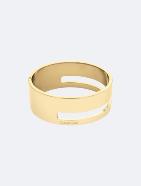 Женские аксессуары Calvin Klein Sculptural Hinged Bangle
