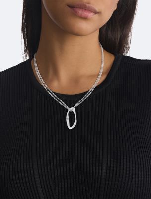 Round Organic Shape Pendant Necklace 3