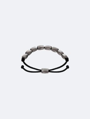 Мужские аксессуары Calvin Klein Organic Rectangle Shape Beaded Bracelet — фото 2