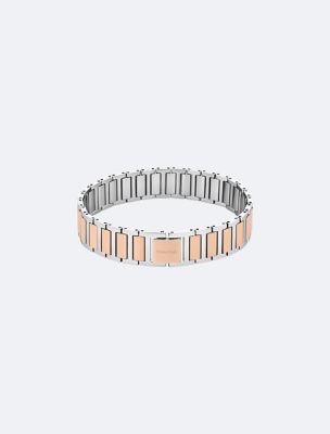 Minimal Link Bracelet, Carnation Gold