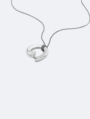 Sculptural Round Pendant Necklace 2
