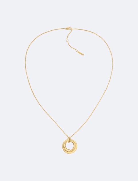 Женские аксессуары Calvin Klein Sculptural Round Pendant Necklace
