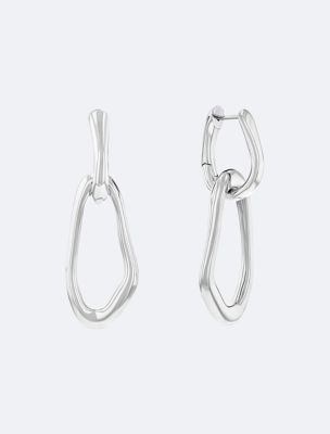 Organic Chain Link Earrings 2