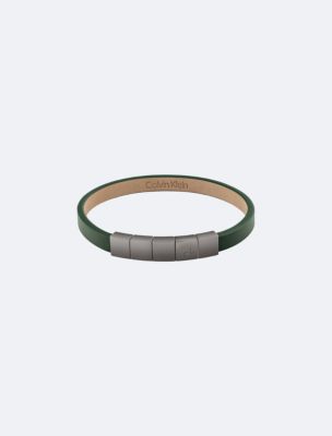 Minimalist Squares Bracelet, Green