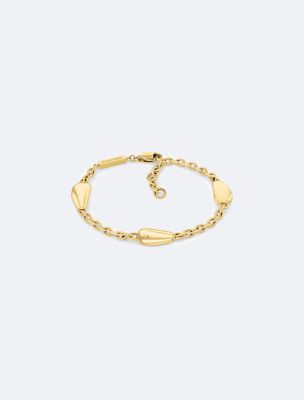 Bracelet à chaînette tombante, or