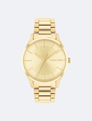 C Logo 35mm Watch, Gold Plated