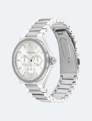 Женские часы Calvin Klein Multifunction Integrated Link Bracelet Watch — фото 2