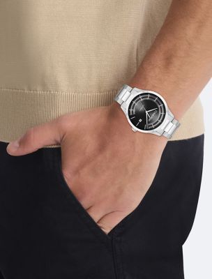 Мужские часы Calvin Klein Automatic H-Link Bracelet Watch — фото 4