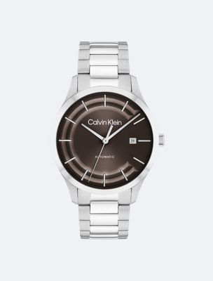 Automatic H-Link Bracelet Watch, Brown