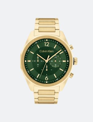 Bracelet Chronograph Watch, Green