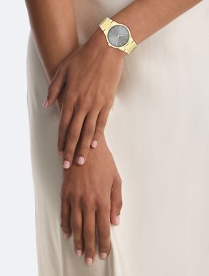 Женские часы Calvin Klein Minimalist Integrated Link Bracelet 32mm Watch — фото 4