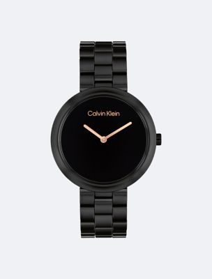 Monochromatic Ceramic Case Watch, Black