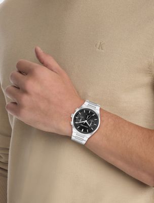Мужские часы Calvin Klein Multifunction H-Link Bracelet Watch — фото 4