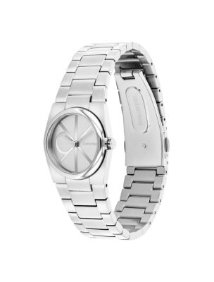 Женские часы Calvin Klein Emblem Dial Link Bracelet Watch — фото 2