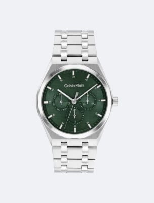 Multifunction Link Bracelet Watch, Green