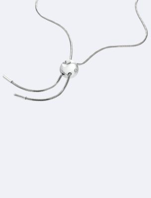 Sphere Pendant Necklace, Silver