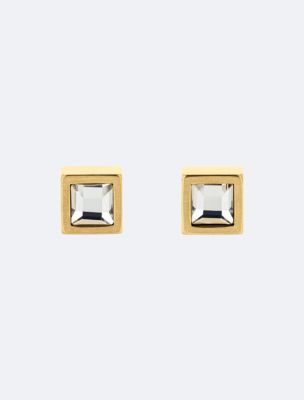 Refined Link Earrings, Gold
