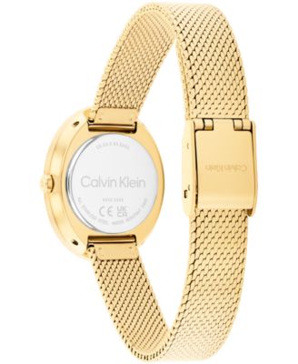 Женские часы Calvin Klein Contoured Bezel Oval Dial Watch, цвет: Зелёный — фото 3