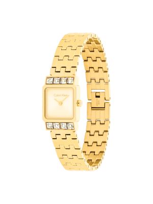 Женские часы Calvin Klein Square Dial Link Bracelet Watch — фото 2