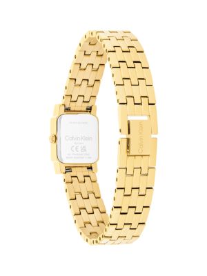Женские часы Calvin Klein Square Dial Link Bracelet Watch — фото 3
