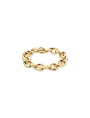 Sculptural Link Bracelet, Gold
