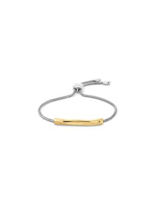 Sculptural Pendant Bracelet, Two Tone