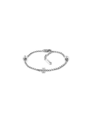 Ring Charm Bracelet, Silver