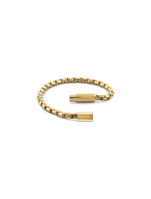 Мужской браслет Calvin Klein Contoured Link, цвет: Золотой — фото 2