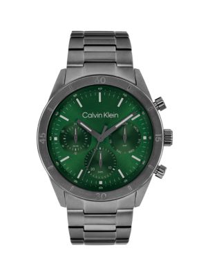 Chronograph Bracelet Watch, Green
