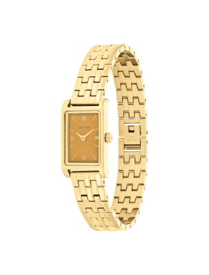 Женские часы Calvin Klein Rectangle Dial Link Bracelet Watch — фото 2
