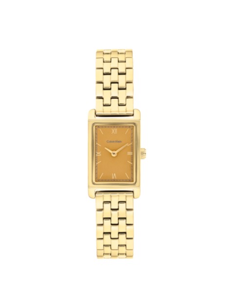 Женские часы Calvin Klein Rectangle Dial Link Bracelet Watch