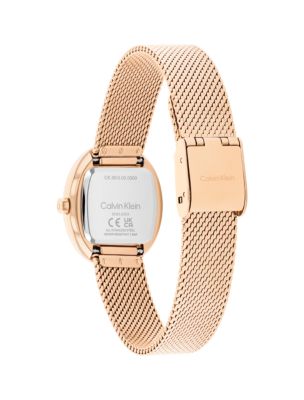 Женские часы Calvin Klein Round Mesh Bracelet Watch — фото 3