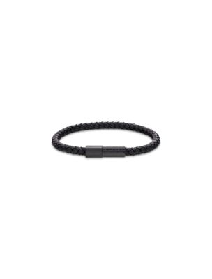 Modern Braided Bracelet, Black