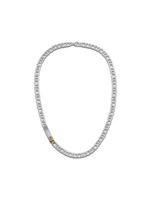 Two-Tone Chainlink Bracelet, Silver