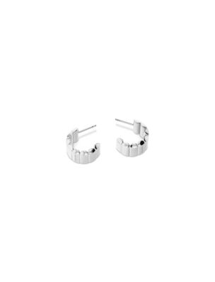 Curved Pebble Earrings 2