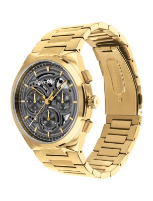 Мужские часы Calvin Klein Skeleton Dial Chronograph Bracelet Watch — фото 2