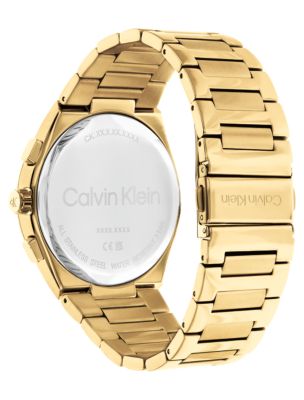 Мужские часы Calvin Klein Skeleton Dial Chronograph Bracelet Watch — фото 3