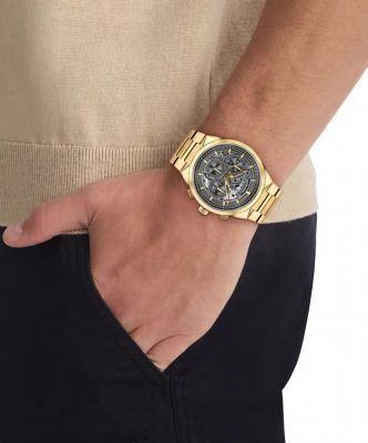 Мужские часы Calvin Klein Skeleton Dial Chronograph Bracelet Watch — фото 4