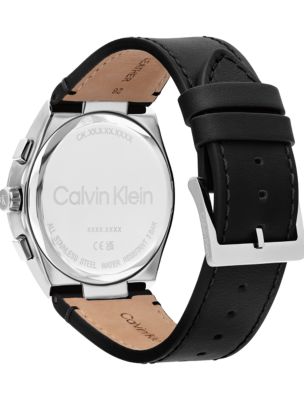 Мужские часы Calvin Klein Skeleton Dial Chronograph Watch, цвет: Чёрный — фото 3