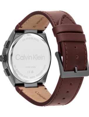 Мужские часы Calvin Klein Skeleton Dial Chronograph Watch, цвет: Серый — фото 3