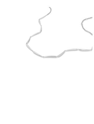 Женские аксессуары Calvin Klein Curved Drop Necklace — фото 2